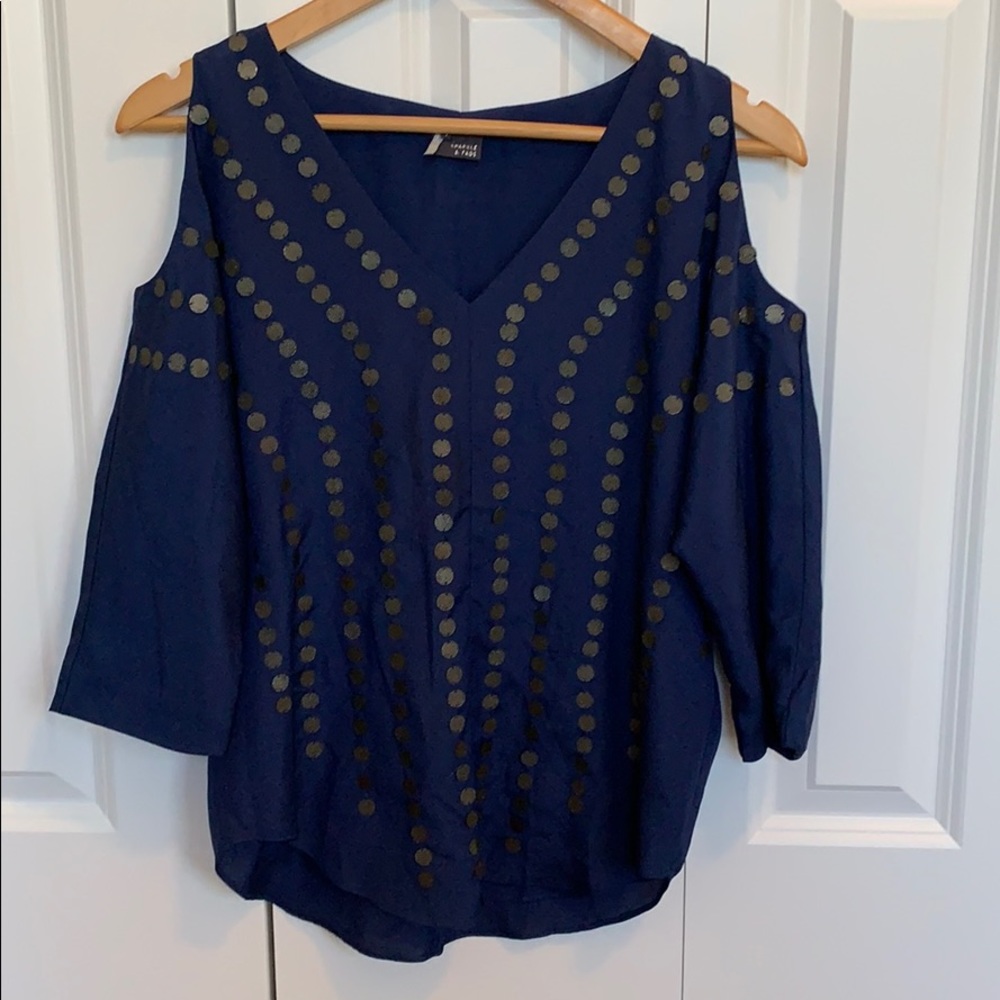 Navy Blue Top - Small